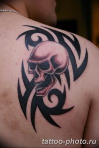Фото рисунка тату череп 24.11.2018 №278 - photo tattoo skull - tattoo-photo.ru