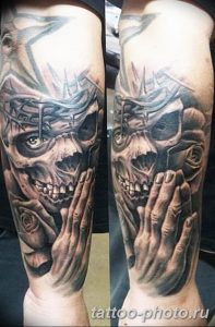 Фото рисунка тату череп 24.11.2018 №285 - photo tattoo skull - tattoo-photo.ru