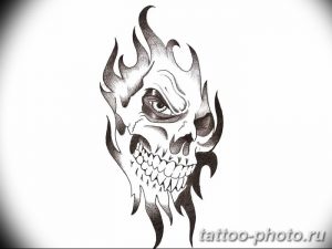 Фото рисунка тату череп 24.11.2018 №286 - photo tattoo skull - tattoo-photo.ru