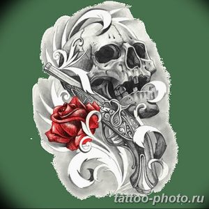 Фото рисунка тату череп 24.11.2018 №287 - photo tattoo skull - tattoo-photo.ru