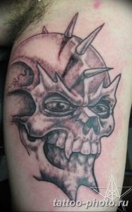 Фото рисунка тату череп 24.11.2018 №291 - photo tattoo skull - tattoo-photo.ru