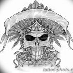 Фото рисунка тату череп 24.11.2018 №303 - photo tattoo skull - tattoo-photo.ru