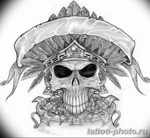 Фото рисунка тату череп 24.11.2018 №303 - photo tattoo skull - tattoo-photo.ru
