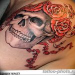 Фото рисунка тату череп 24.11.2018 №304 - photo tattoo skull - tattoo-photo.ru