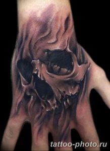 Фото рисунка тату череп 24.11.2018 №317 - photo tattoo skull - tattoo-photo.ru