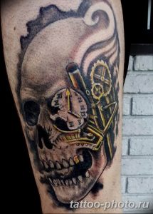 Фото рисунка тату череп 24.11.2018 №336 - photo tattoo skull - tattoo-photo.ru