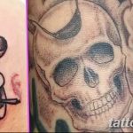 Фото рисунка тату череп 24.11.2018 №337 - photo tattoo skull - tattoo-photo.ru