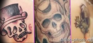 Фото рисунка тату череп 24.11.2018 №337 - photo tattoo skull - tattoo-photo.ru