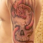 Фото рисунка тату череп 24.11.2018 №339 - photo tattoo skull - tattoo-photo.ru