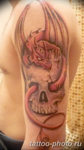 Фото рисунка тату череп 24.11.2018 №339 - photo tattoo skull - tattoo-photo.ru