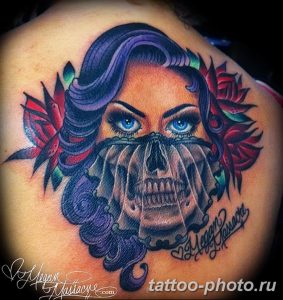 Фото рисунка тату череп 24.11.2018 №343 - photo tattoo skull - tattoo-photo.ru