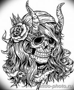 Фото рисунка тату череп 24.11.2018 №352 - photo tattoo skull - tattoo-photo.ru