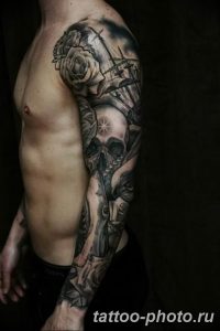 Фото рисунка тату череп 24.11.2018 №355 - photo tattoo skull - tattoo-photo.ru