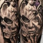 Фото рисунка тату череп 24.11.2018 №358 - photo tattoo skull - tattoo-photo.ru