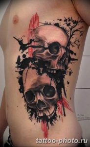 Фото рисунка тату череп 24.11.2018 №364 - photo tattoo skull - tattoo-photo.ru