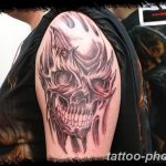 Фото рисунка тату череп 24.11.2018 №377 - photo tattoo skull - tattoo-photo.ru