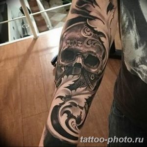 Фото рисунка тату череп 24.11.2018 №379 - photo tattoo skull - tattoo-photo.ru