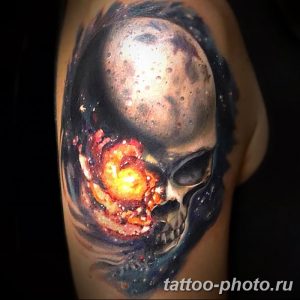 Фото рисунка тату череп 24.11.2018 №381 - photo tattoo skull - tattoo-photo.ru