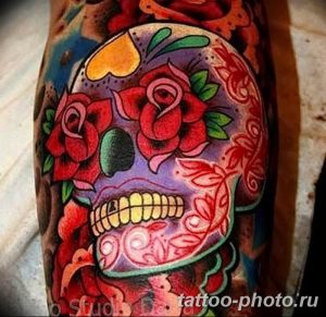 Фото рисунка тату череп 24.11.2018 №389 - photo tattoo skull - tattoo-photo.ru