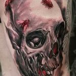 Фото рисунка тату череп 24.11.2018 №392 - photo tattoo skull - tattoo-photo.ru