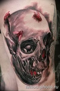 Фото рисунка тату череп 24.11.2018 №392 - photo tattoo skull - tattoo-photo.ru