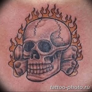 Фото рисунка тату череп 24.11.2018 №395 - photo tattoo skull - tattoo-photo.ru