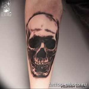 Фото рисунка тату череп 24.11.2018 №401 - photo tattoo skull - tattoo-photo.ru