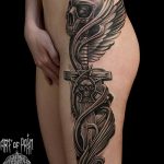 Фото рисунка тату череп 24.11.2018 №402 - photo tattoo skull - tattoo-photo.ru