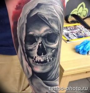 Фото рисунка тату череп 24.11.2018 №404 - photo tattoo skull - tattoo-photo.ru