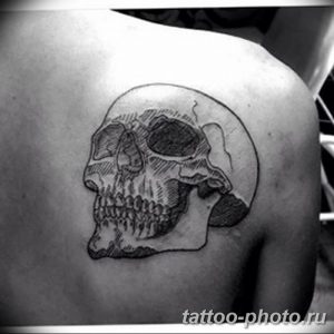Фото рисунка тату череп 24.11.2018 №412 - photo tattoo skull - tattoo-photo.ru