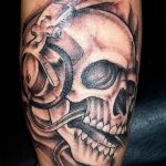 Фото рисунка тату череп 24.11.2018 №415 - photo tattoo skull - tattoo-photo.ru