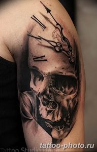 Фото рисунка тату череп 24.11.2018 №416 - photo tattoo skull - tattoo-photo.ru