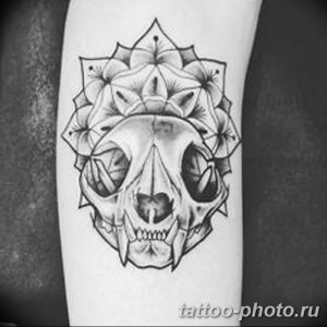 Фото рисунка тату череп 24.11.2018 №417 - photo tattoo skull - tattoo-photo.ru