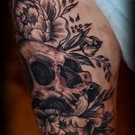 Фото рисунка тату череп 24.11.2018 №425 - photo tattoo skull - tattoo-photo.ru