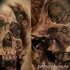Фото рисунка тату череп 24.11.2018 №427 - photo tattoo skull - tattoo-photo.ru