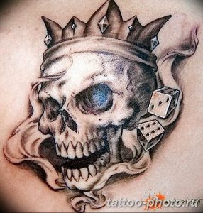 Фото рисунка тату череп 24.11.2018 №428 - photo tattoo skull - tattoo-photo.ru