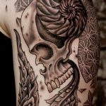 Фото рисунка тату череп 24.11.2018 №432 - photo tattoo skull - tattoo-photo.ru