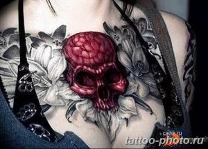 Фото рисунка тату череп 24.11.2018 №435 - photo tattoo skull - tattoo-photo.ru