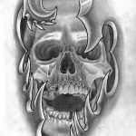 Фото рисунка тату череп 24.11.2018 №439 - photo tattoo skull - tattoo-photo.ru