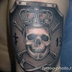 Фото рисунка тату череп 24.11.2018 №442 - photo tattoo skull - tattoo-photo.ru