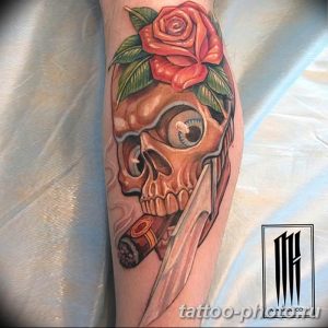 Фото рисунка тату череп 24.11.2018 №444 - photo tattoo skull - tattoo-photo.ru