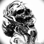 Фото рисунка тату череп 24.11.2018 №450 - photo tattoo skull - tattoo-photo.ru