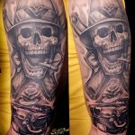 Фото рисунка тату череп 24.11.2018 №452 - photo tattoo skull - tattoo-photo.ru