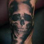 Фото рисунка тату череп 24.11.2018 №455 - photo tattoo skull - tattoo-photo.ru