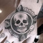 Фото рисунка тату череп 24.11.2018 №458 - photo tattoo skull - tattoo-photo.ru