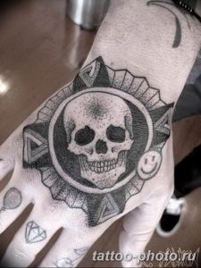 Фото рисунка тату череп 24.11.2018 №458 - photo tattoo skull - tattoo-photo.ru