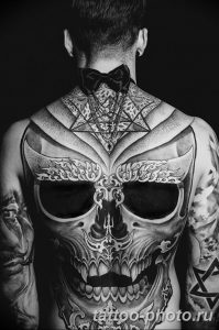 Фото рисунка тату череп 24.11.2018 №460 - photo tattoo skull - tattoo-photo.ru