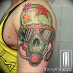 Фото рисунка тату череп 24.11.2018 №461 - photo tattoo skull - tattoo-photo.ru