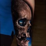 Фото рисунка тату череп 24.11.2018 №466 - photo tattoo skull - tattoo-photo.ru