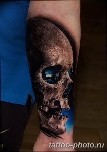 Фото рисунка тату череп 24.11.2018 №466 - photo tattoo skull - tattoo-photo.ru